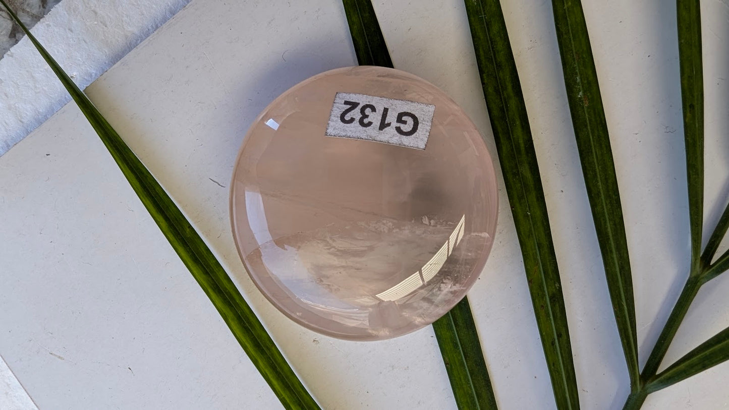 G132 Quartz rose Galet