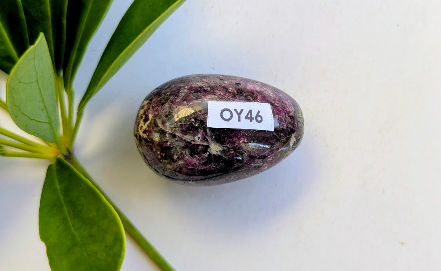 OY46 Tourmaline rose Oeuf de Yoni