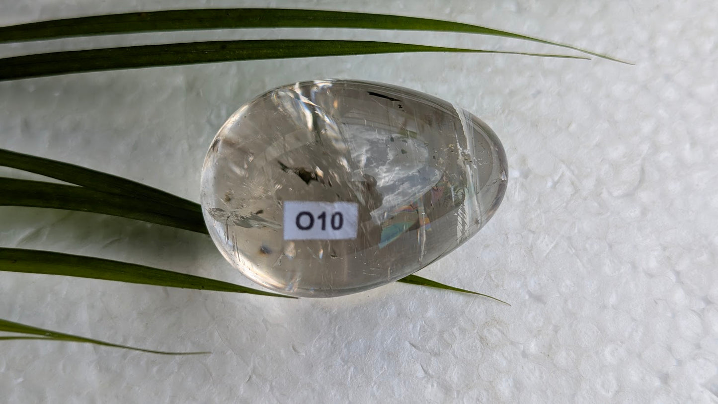 O10 Quartz fumé Oeuf