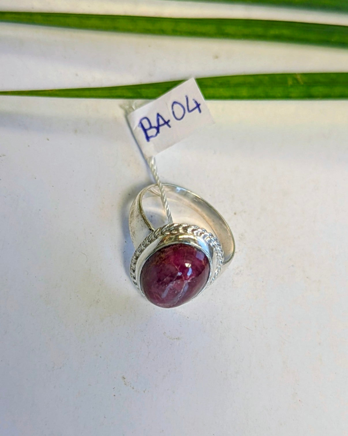 BA 04 Bague corindon bague