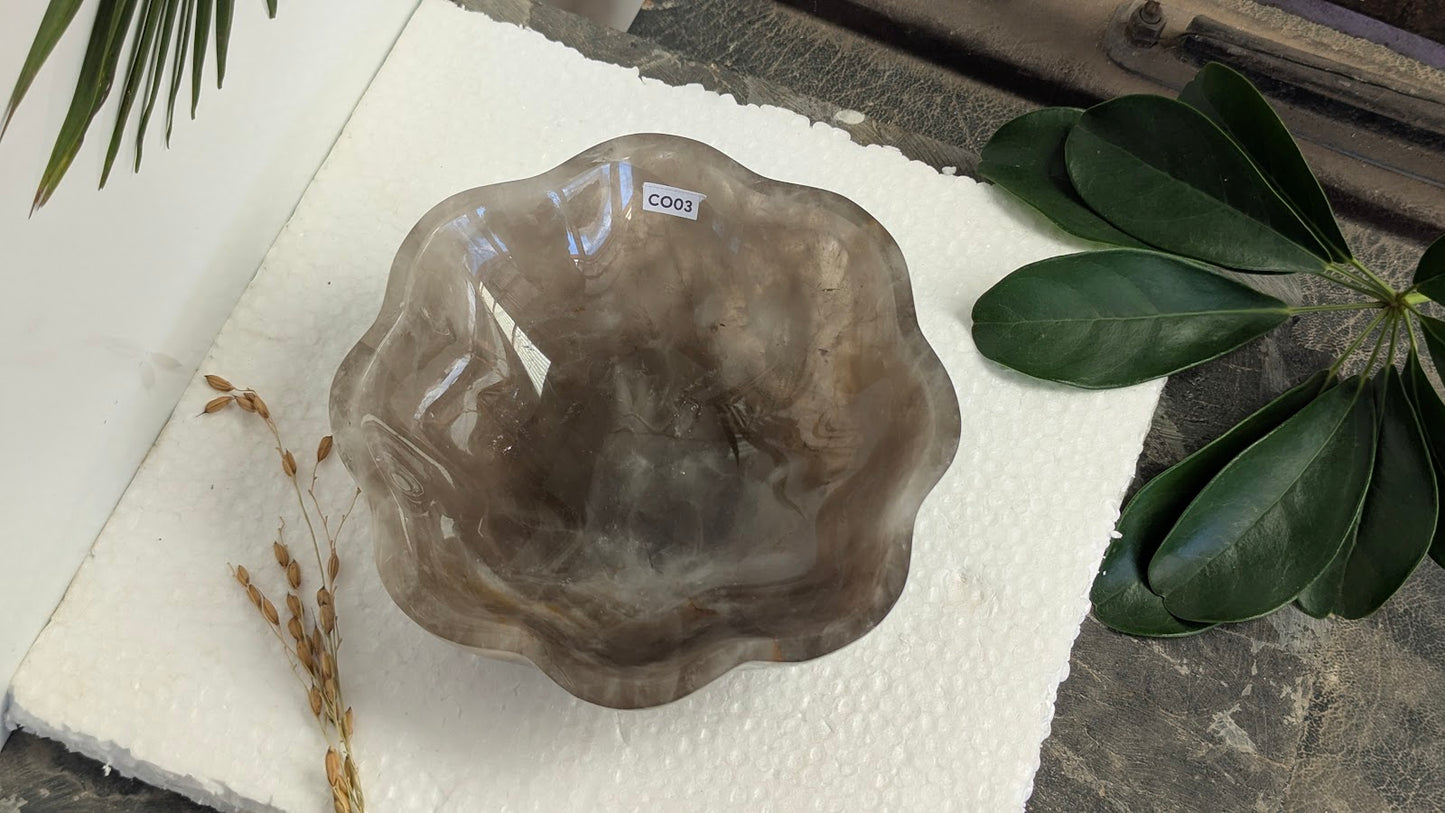 CO03 Quartz-fumé Coupelle