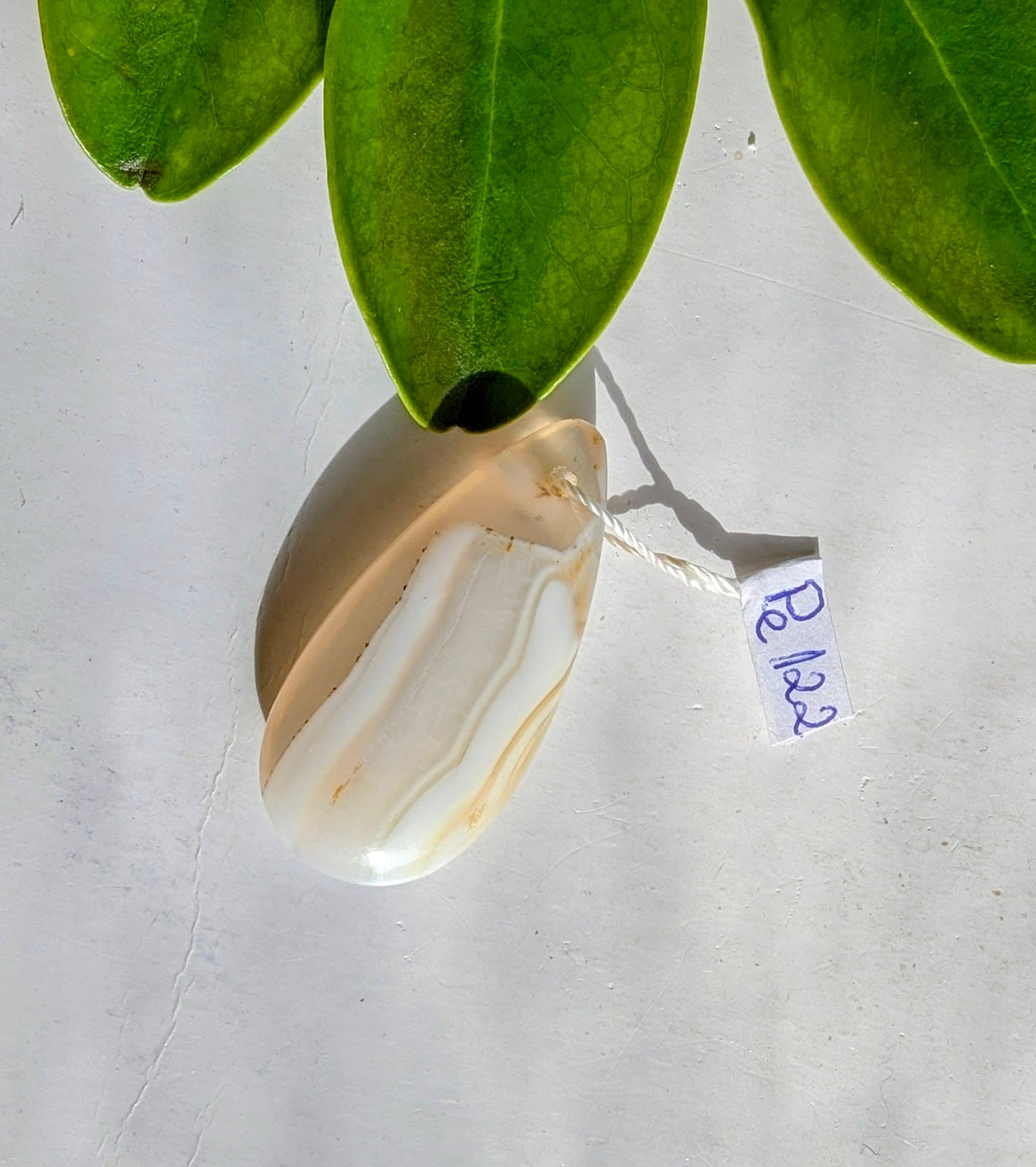 Pe122 Agate Pendentif