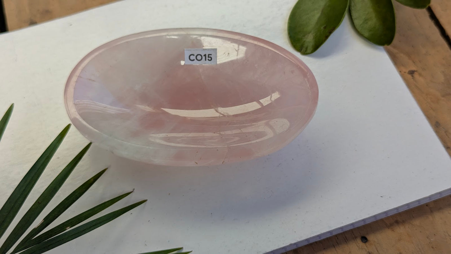 CO15 Quartz-Rose Coupelle