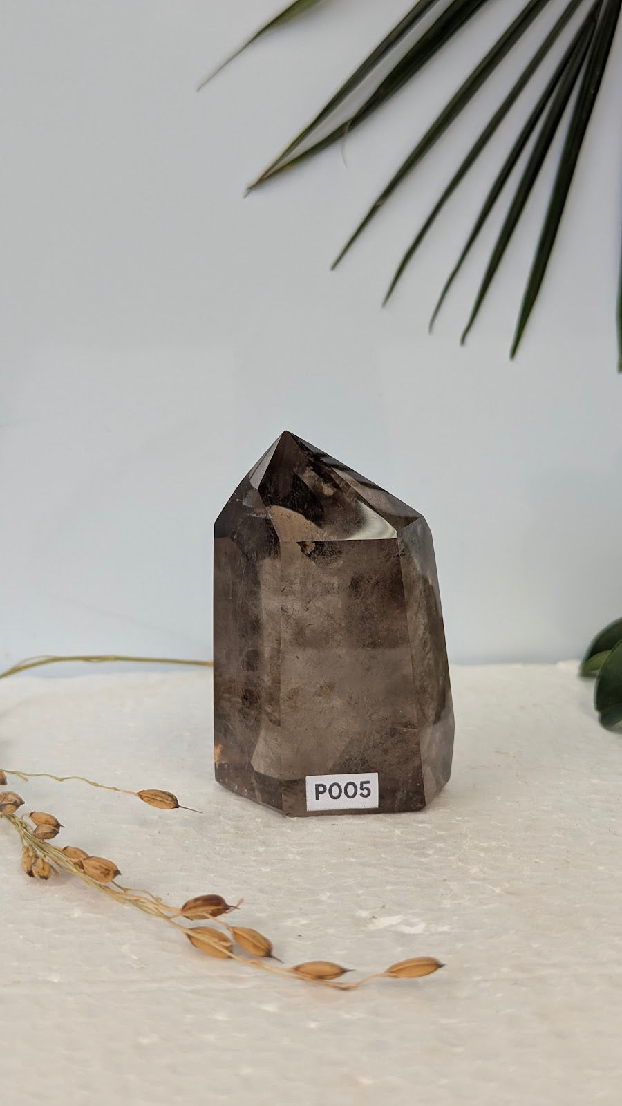 PO05 Quartz fumé Prisme