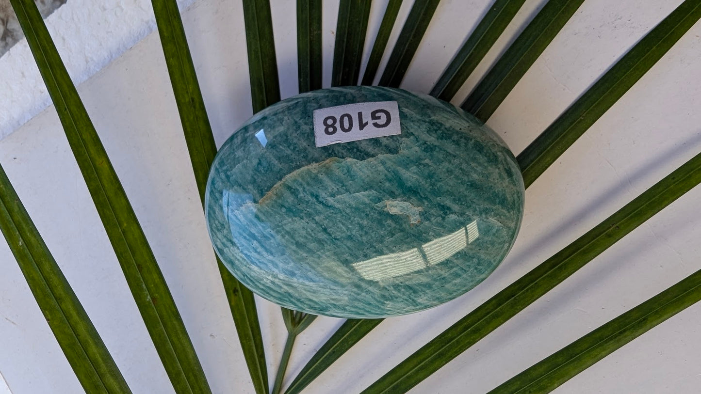 G108 Amazonite Galet