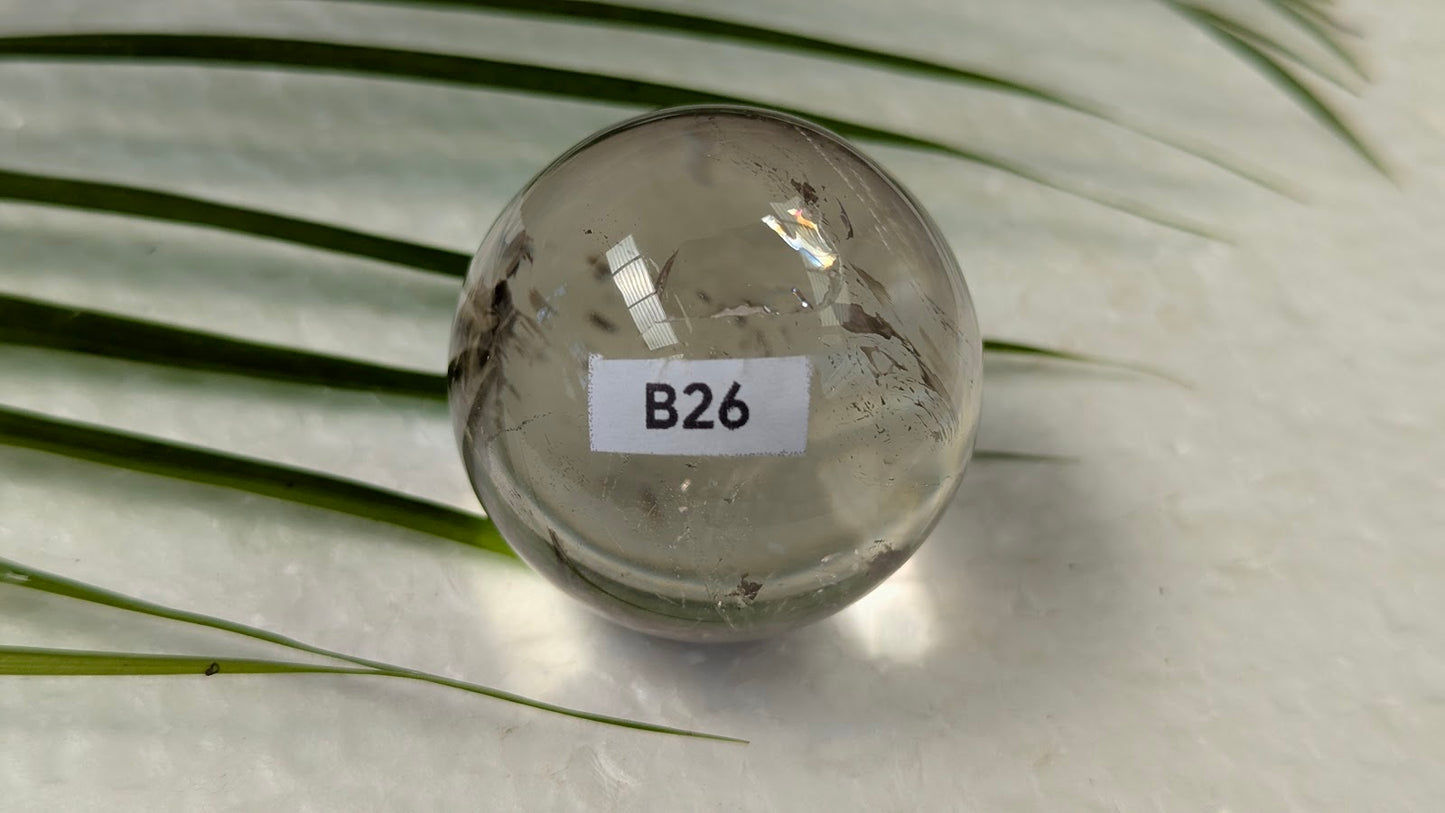 B26 Cristal de roche sphère