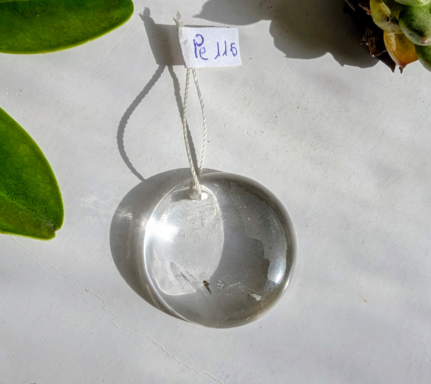 Pe 116 Cristal de roche Pendentif