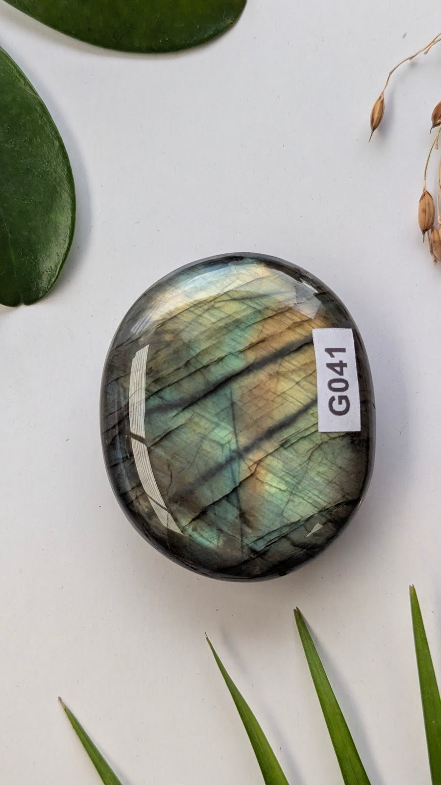 G041 Labradorite galet