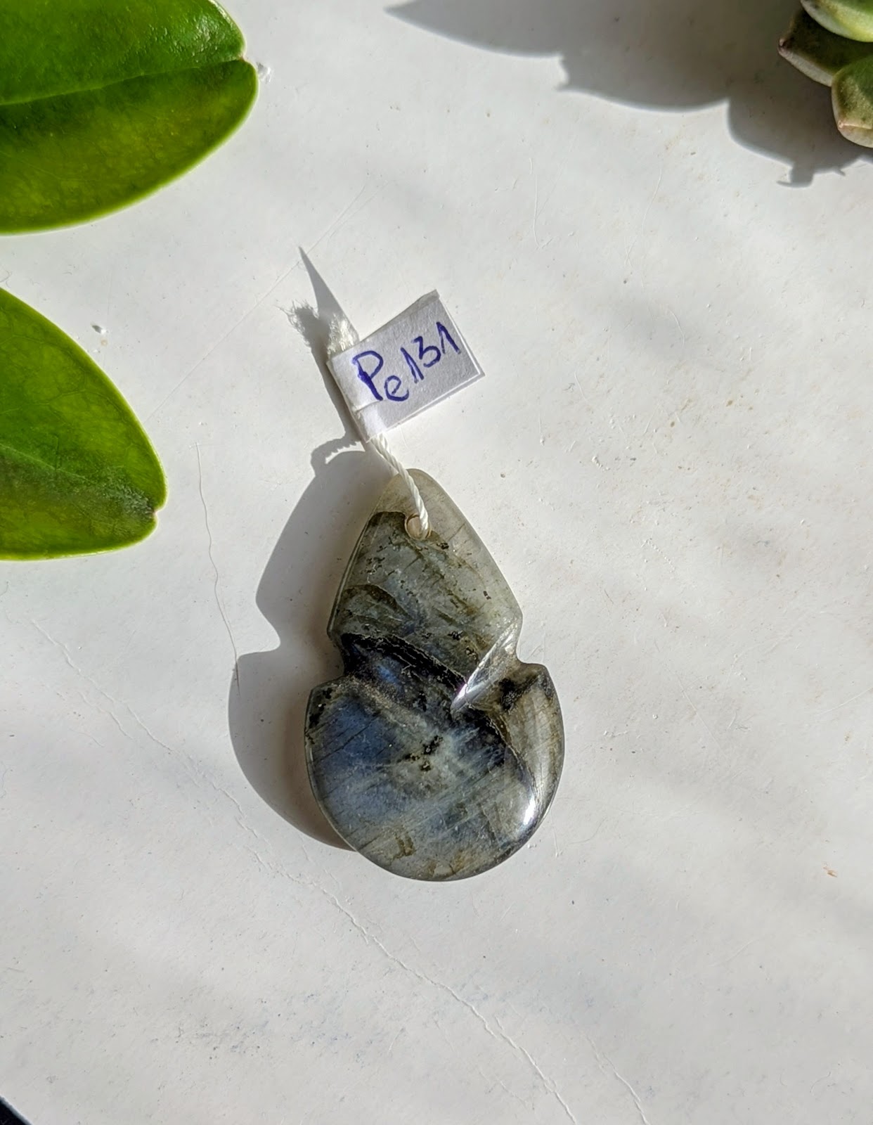 Pe131 Labradorite Pendentif