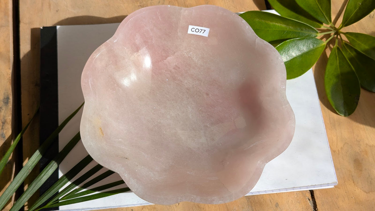 CO77 Quartz-Rose Coupelle