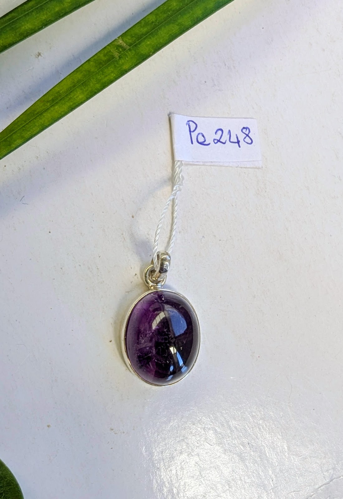 Pe248 Améthyste Pendentif