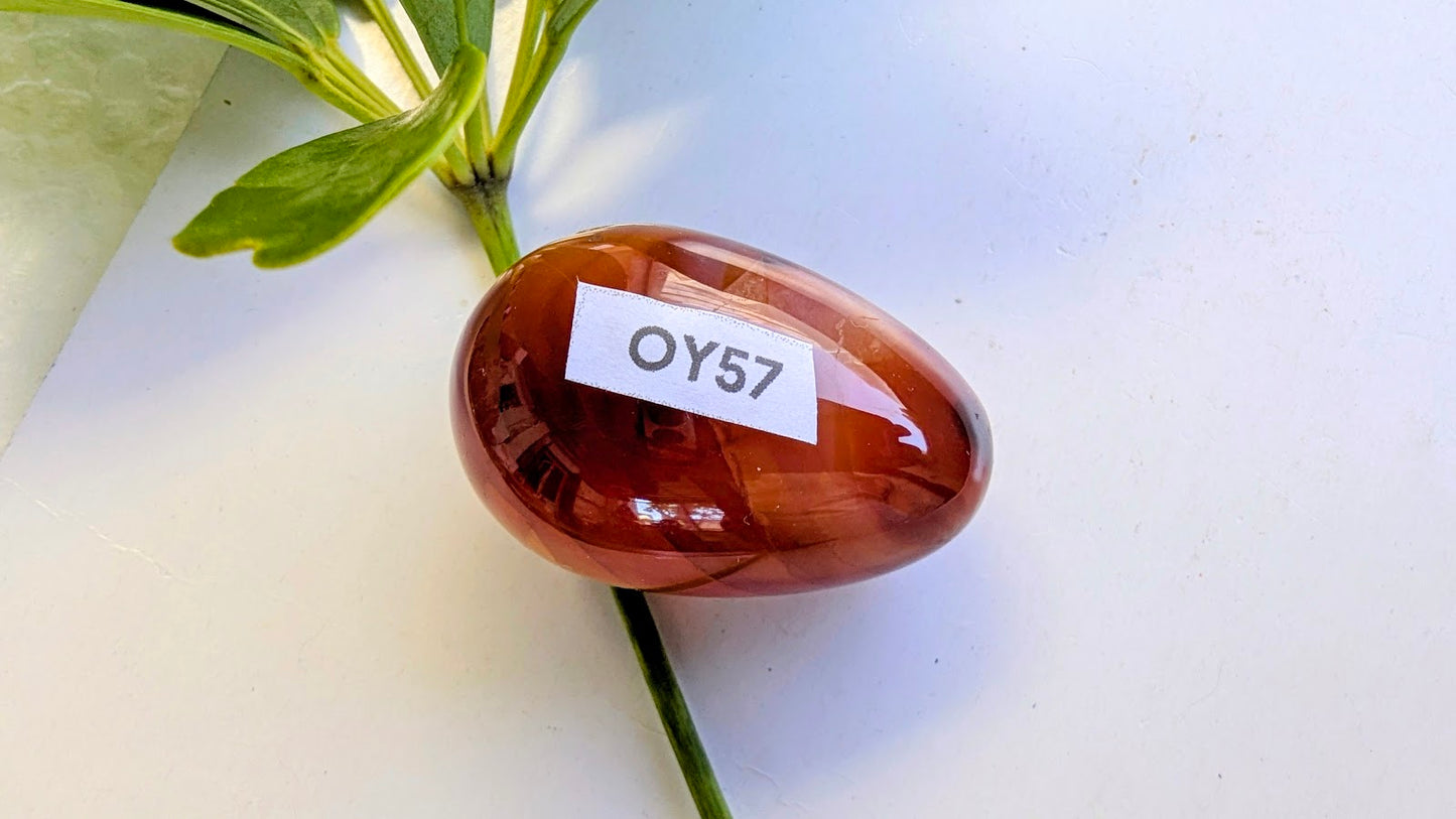 OY57 Cornaline Oeuf de Yoni