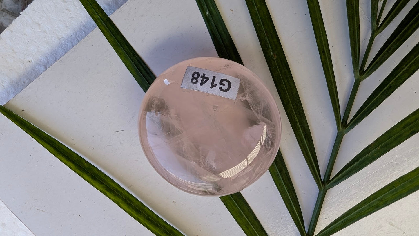 G148 Quartz rose Galet