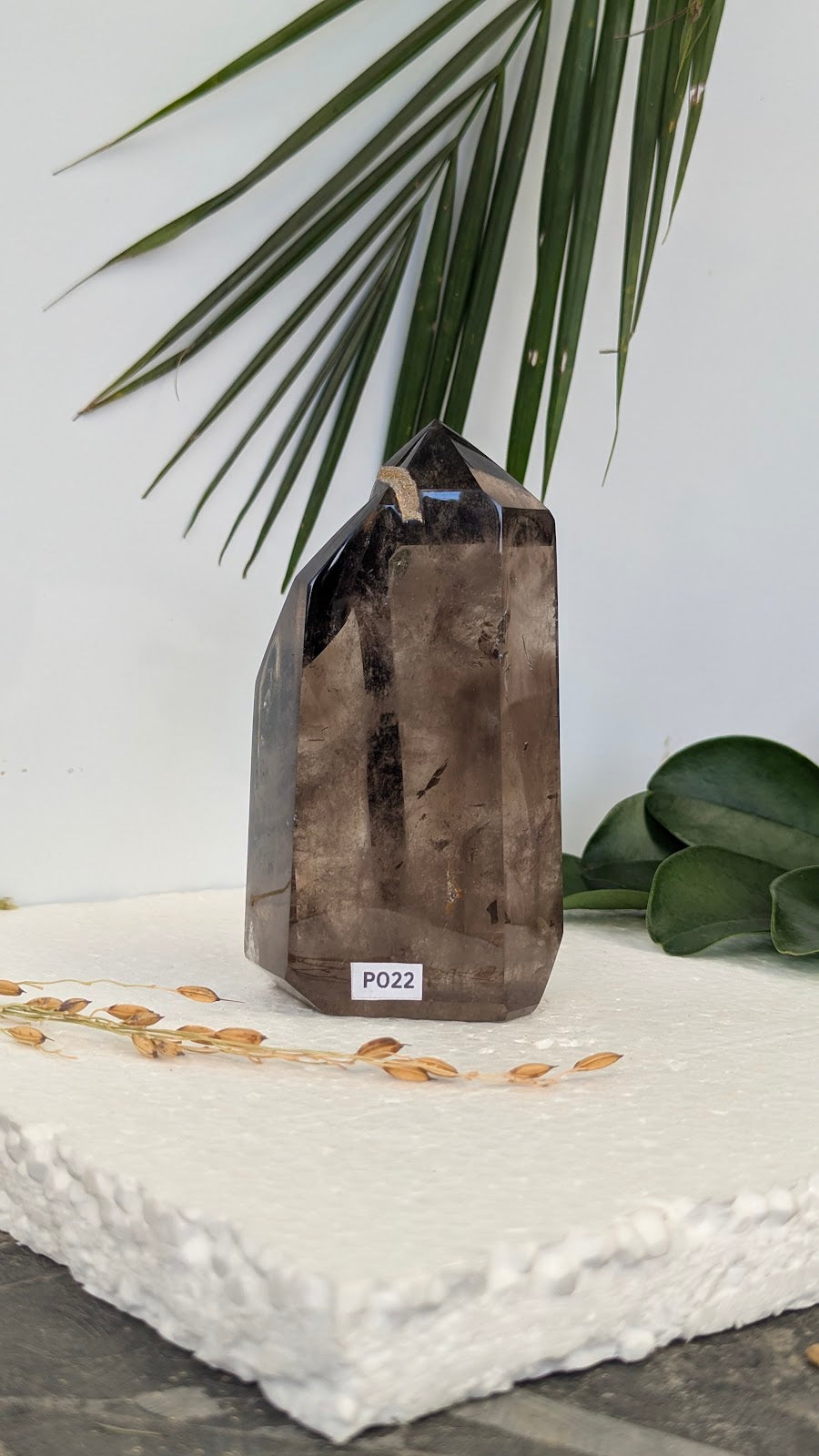 PO22 Quartz fumé Prisme