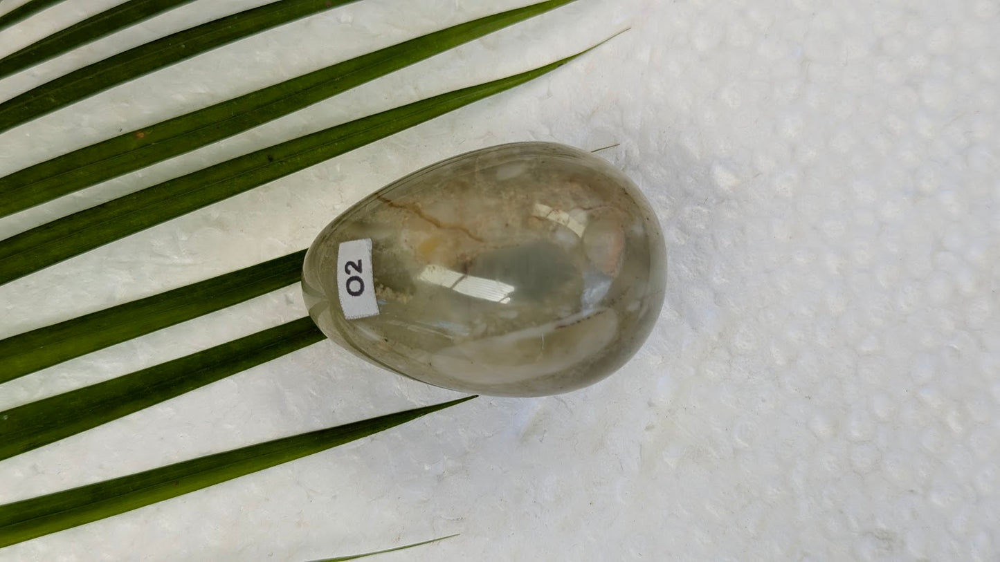 O2 Agate fleur Oeuf