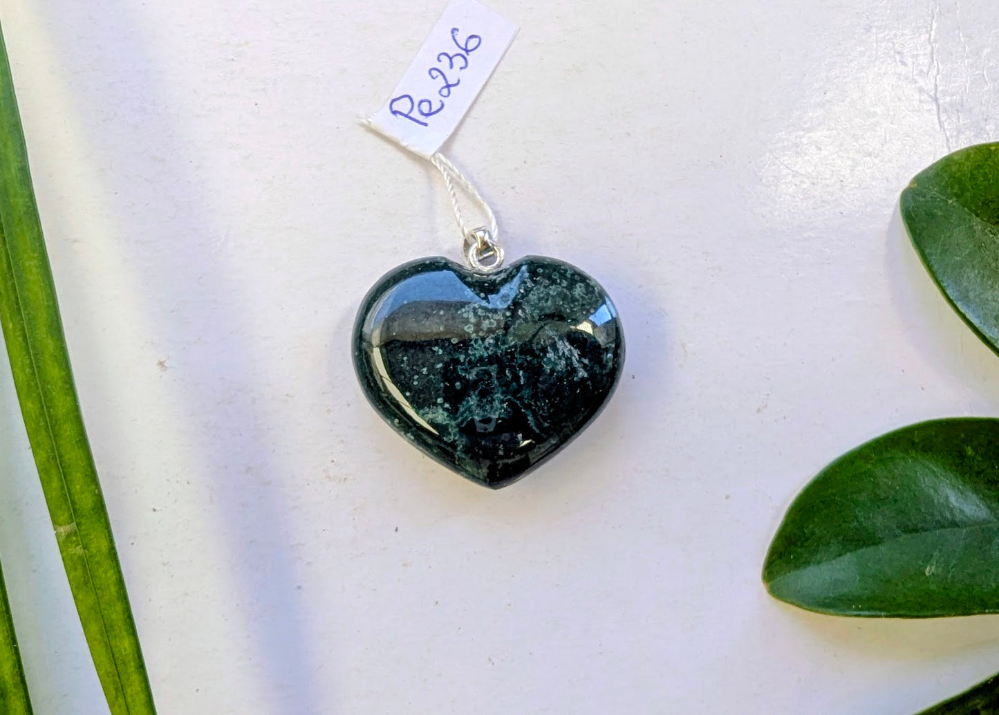 Pe236 Jaspe pendentif