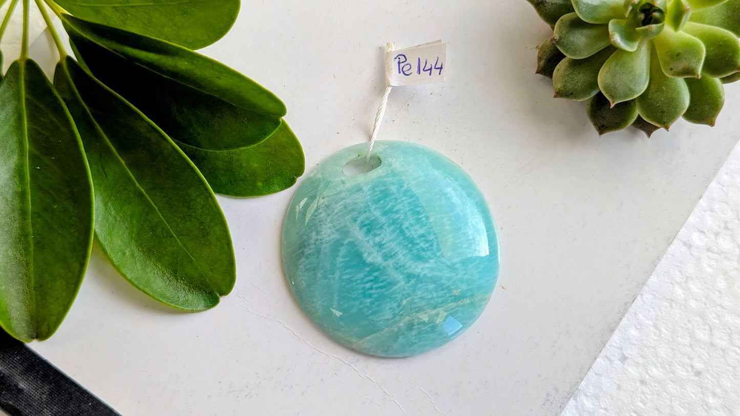 Pe 144 Amazonite Pendentif