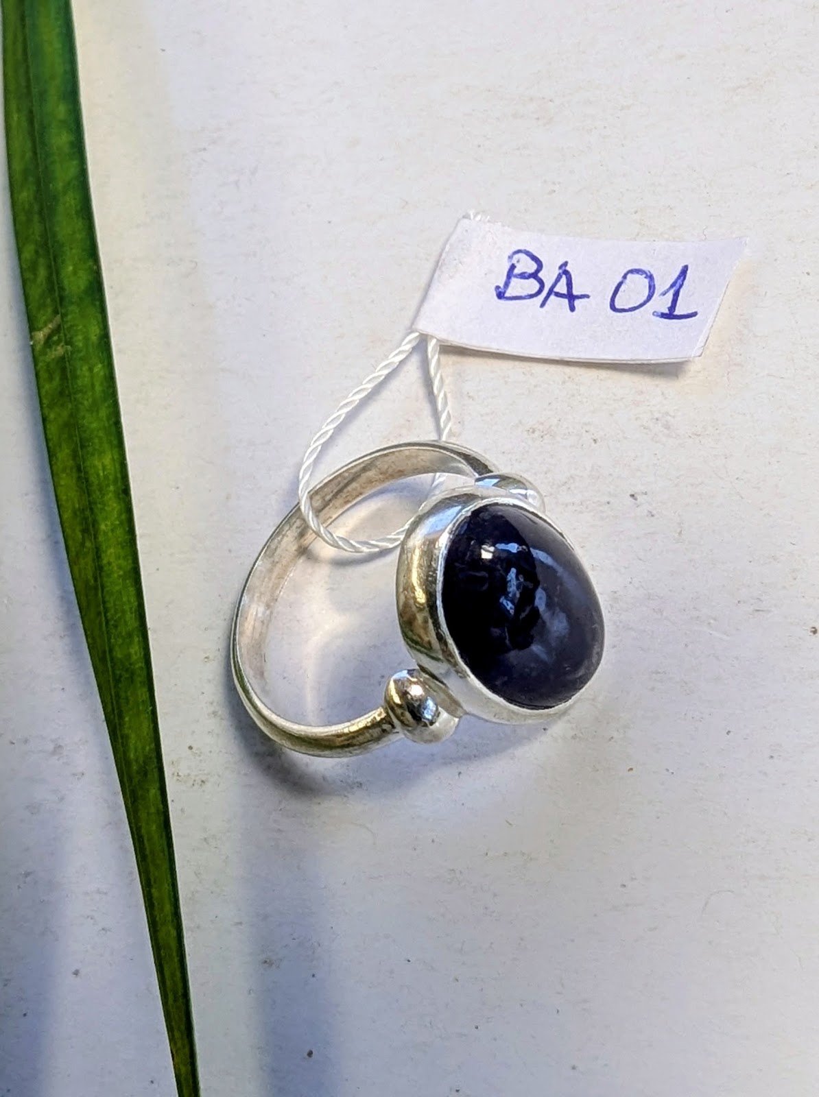 BA 01 Bague saphire d'eau bague