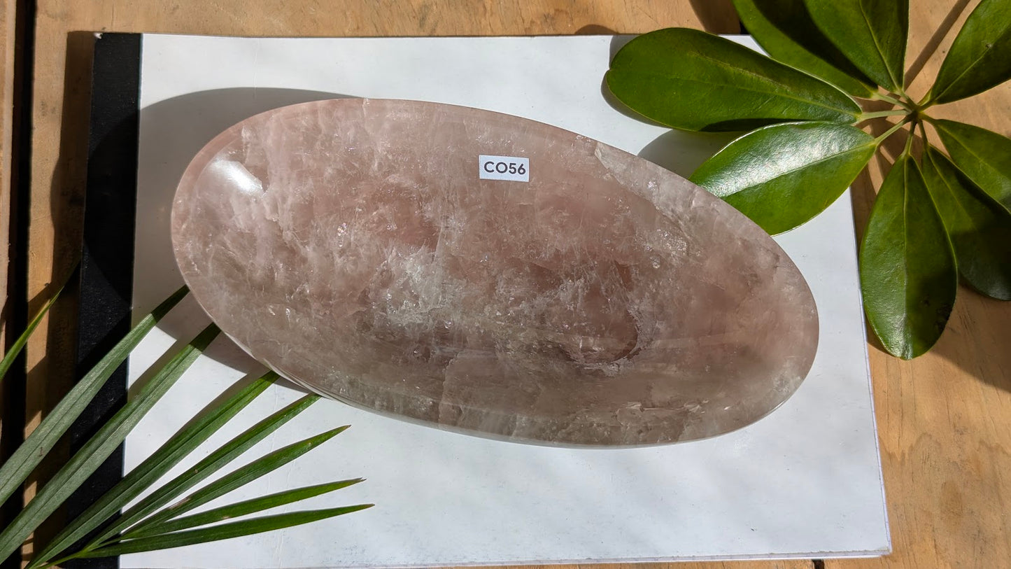 CO56 Quartz-Rose Coupelle