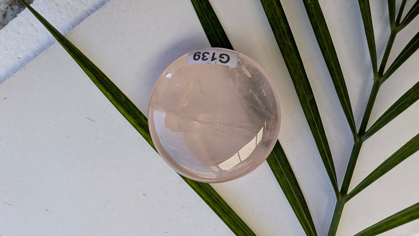 G139 Quartz rose Galet