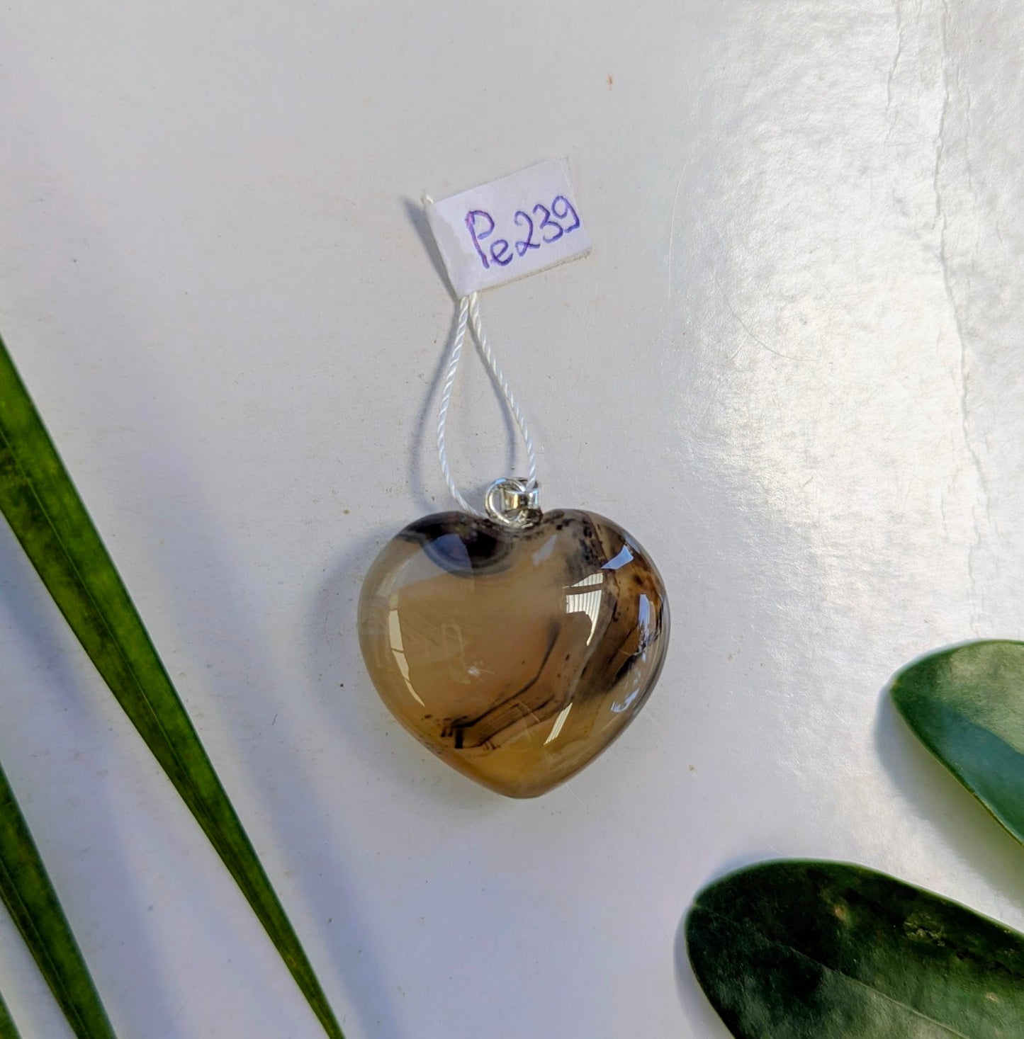 Pe239 Agate pendentif