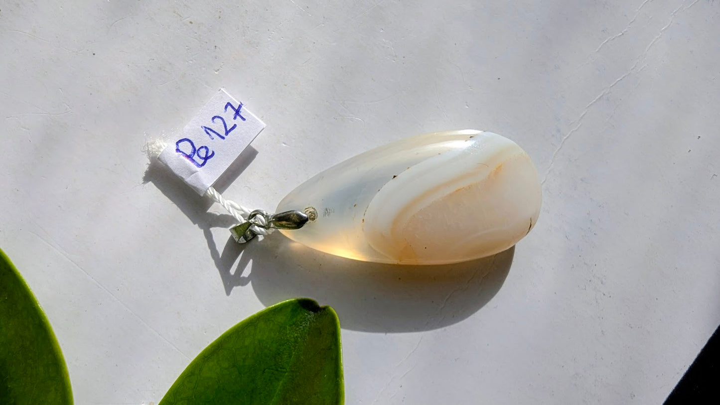 Pe127 Agate Pendentif