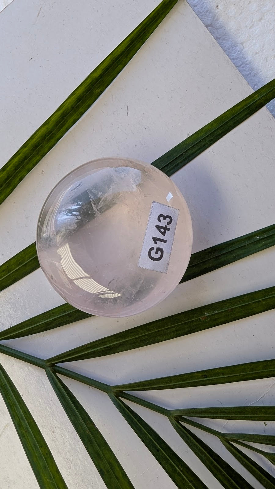 G143 Quartz rose Galet