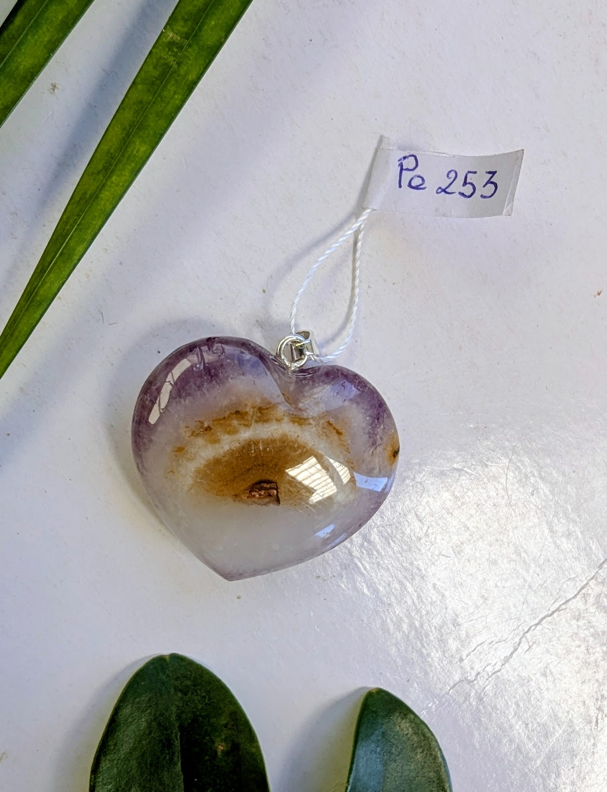 Pe 253 Améthyste pendentif