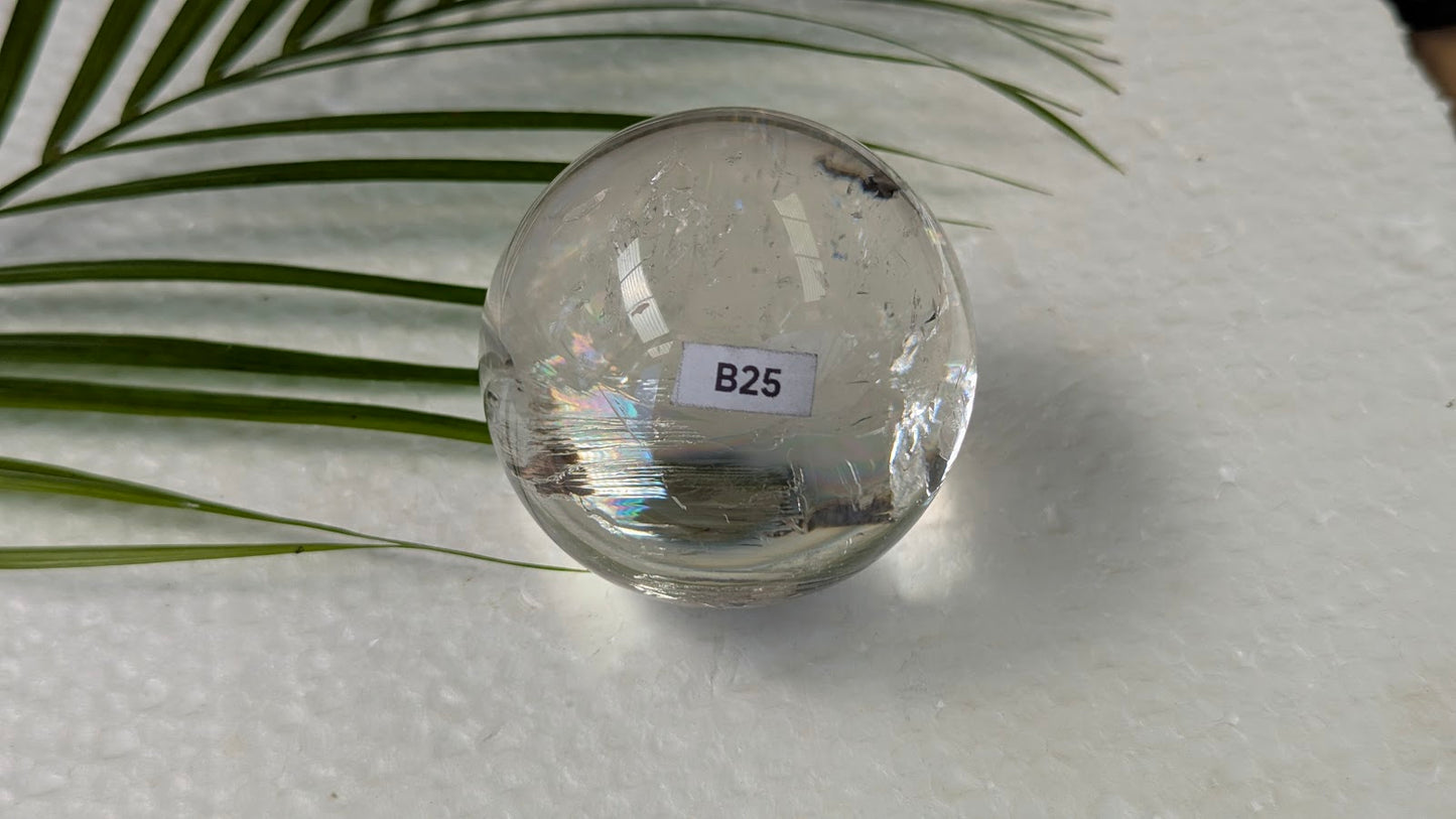 B25 Cristal de roche sphère
