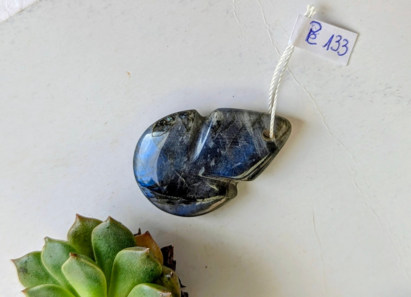Pe 133 Labradorite Pendentif