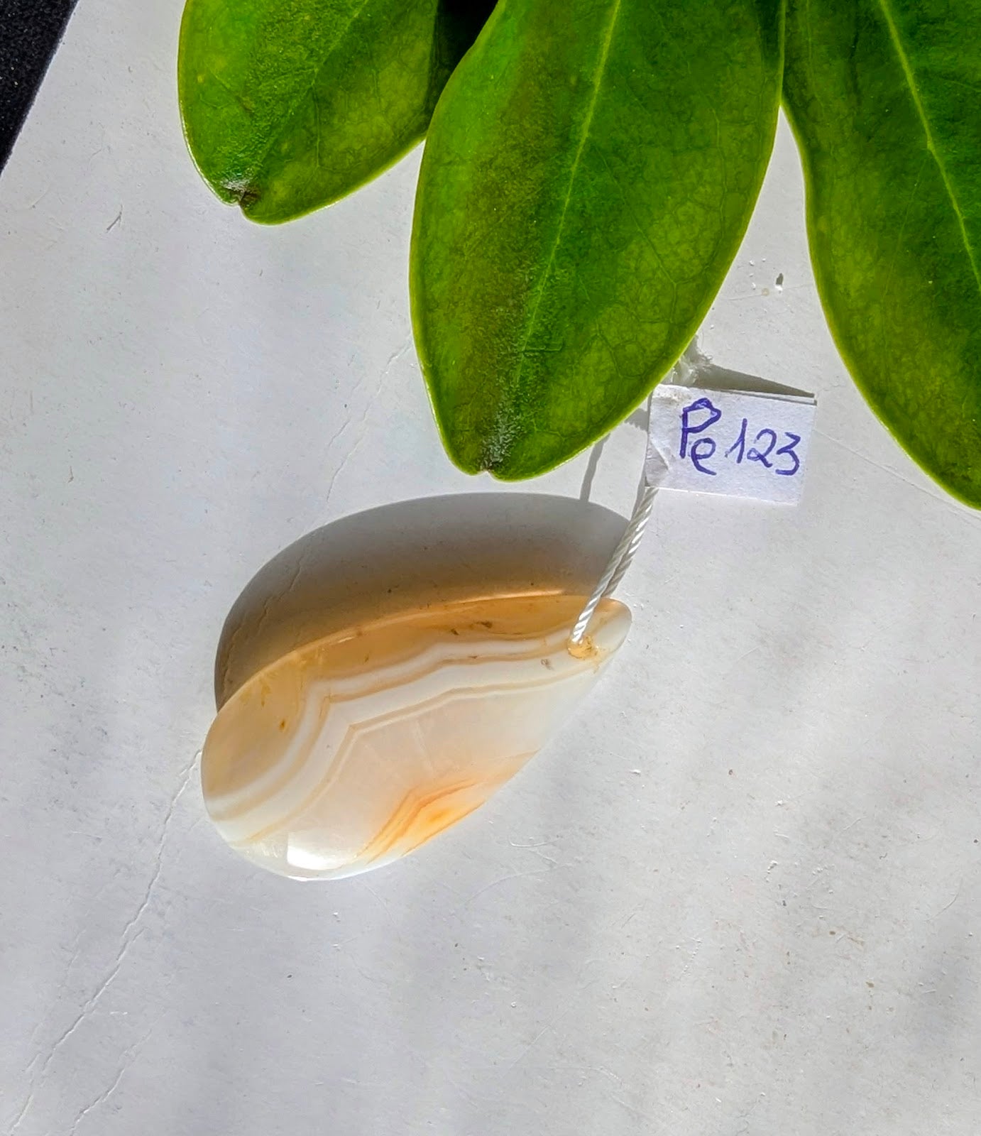 Pe 123 Agate Pendentif