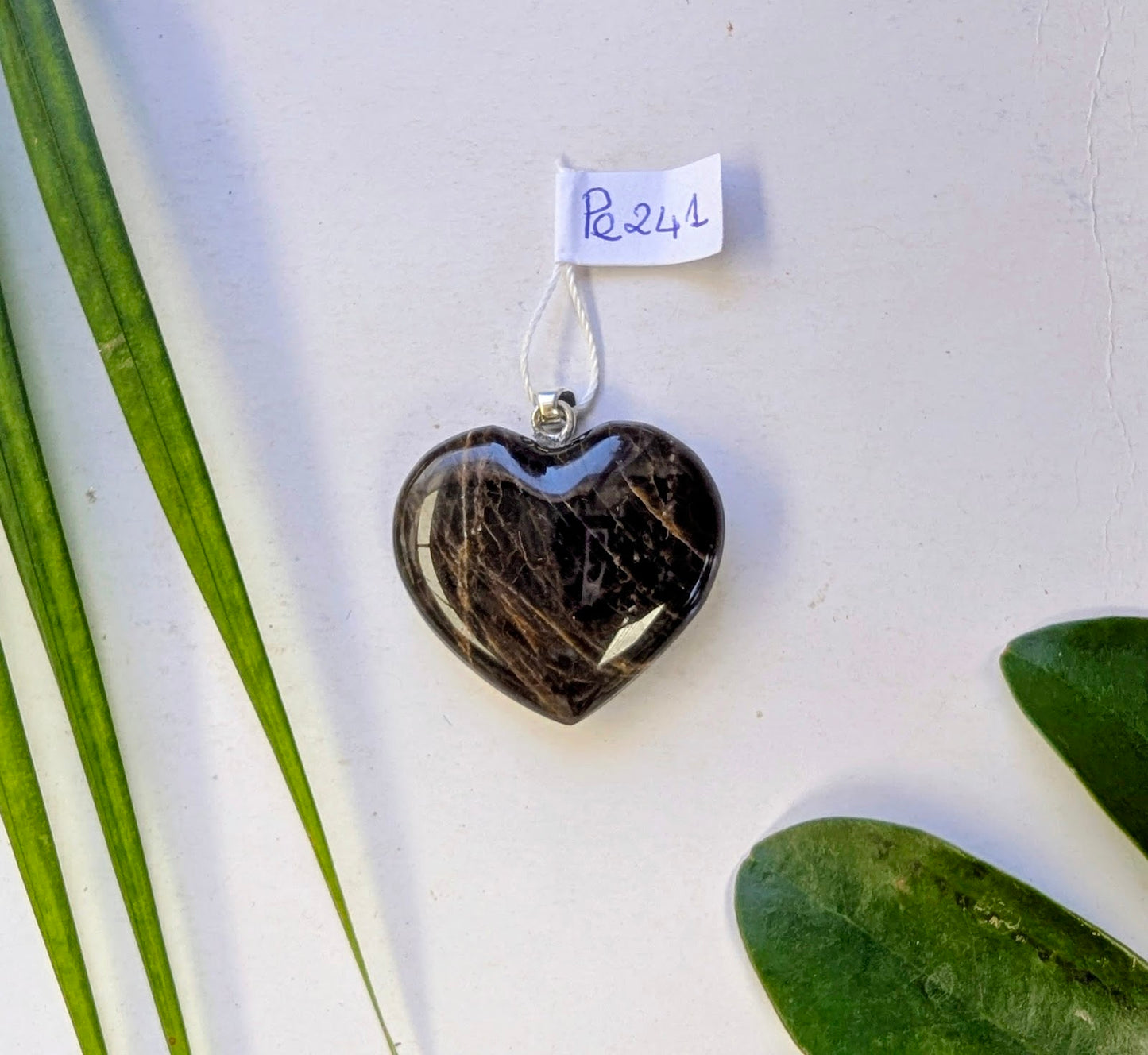 Pe241 Pierre de lune pendentif