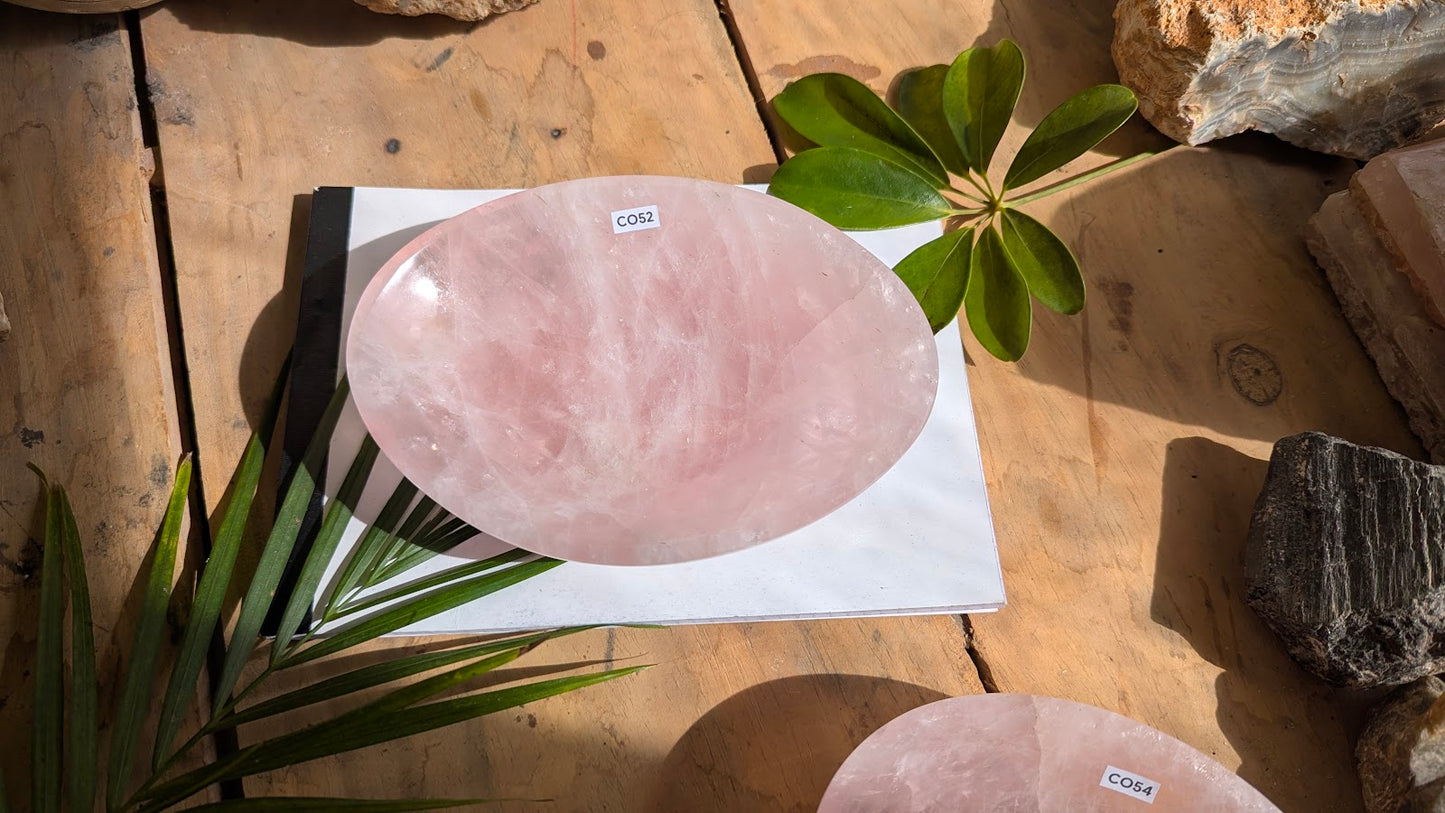 CO52 Quartz-Rose Coupelle