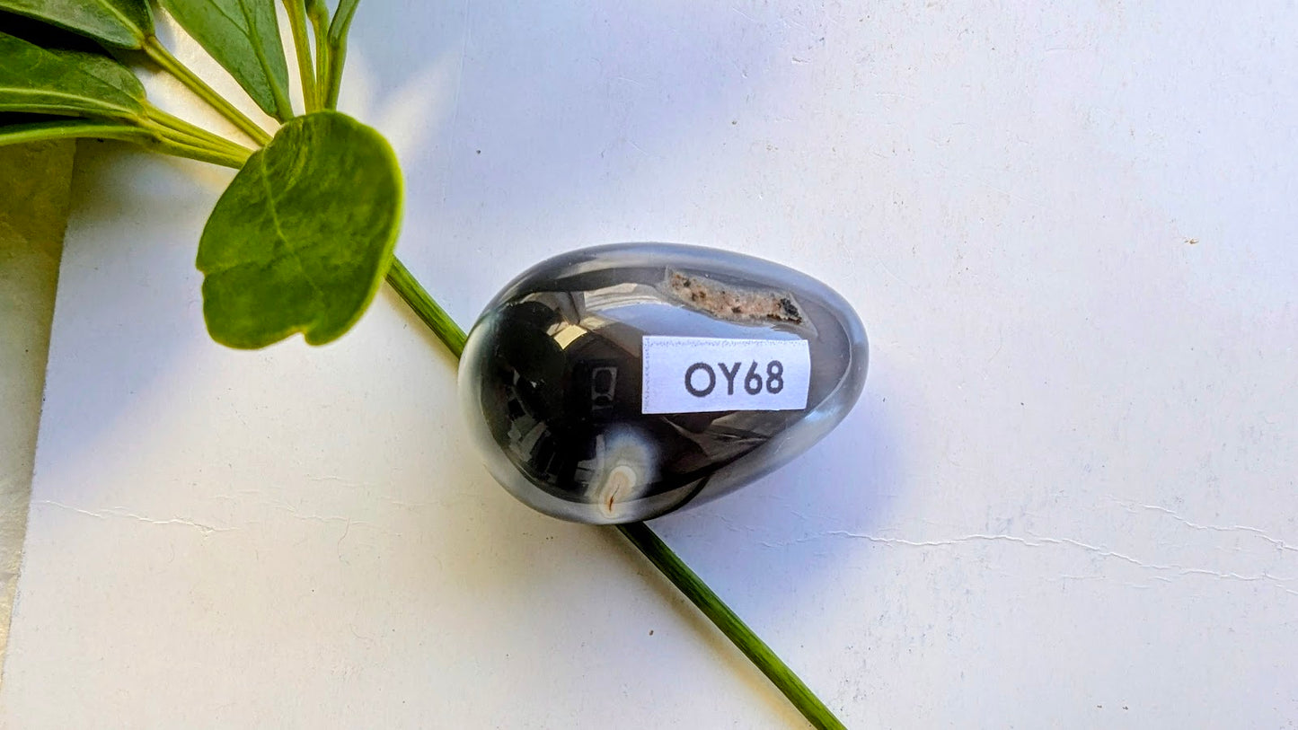 OY68 Agate Oeuf de Yoni