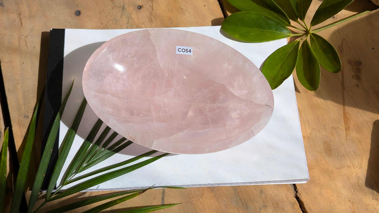 CO54 Quartz-Rose Coupelle