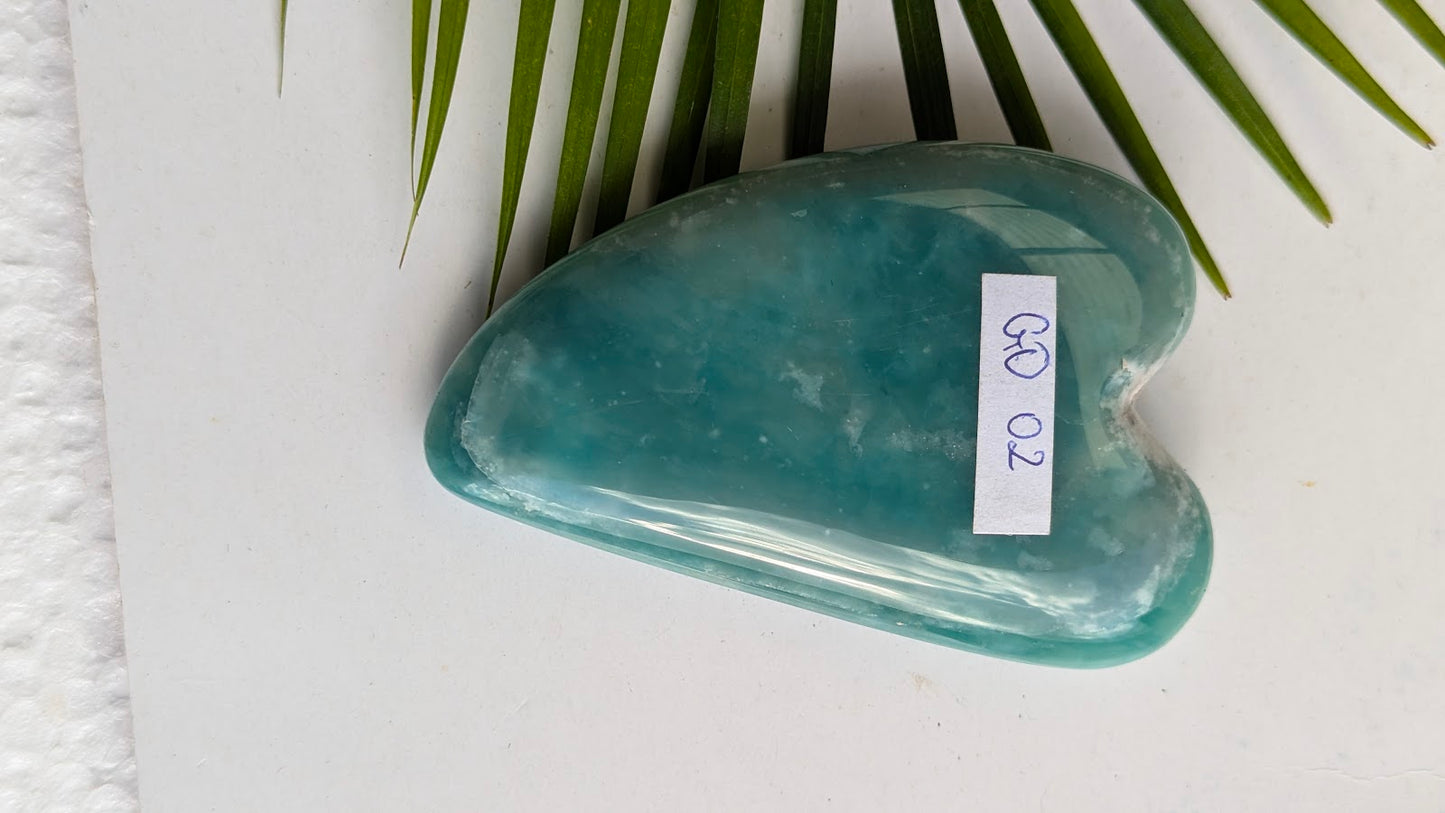 GO 02 Amazonite Gua sha