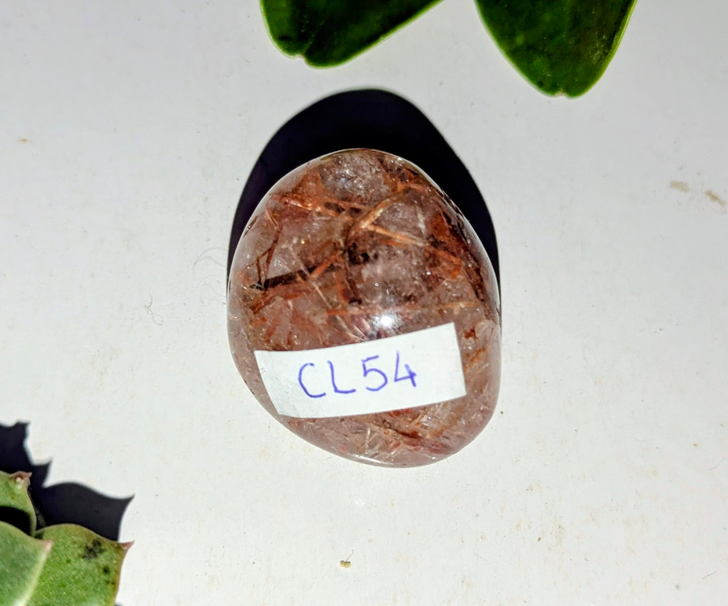 CL54 Quartz rutile galet