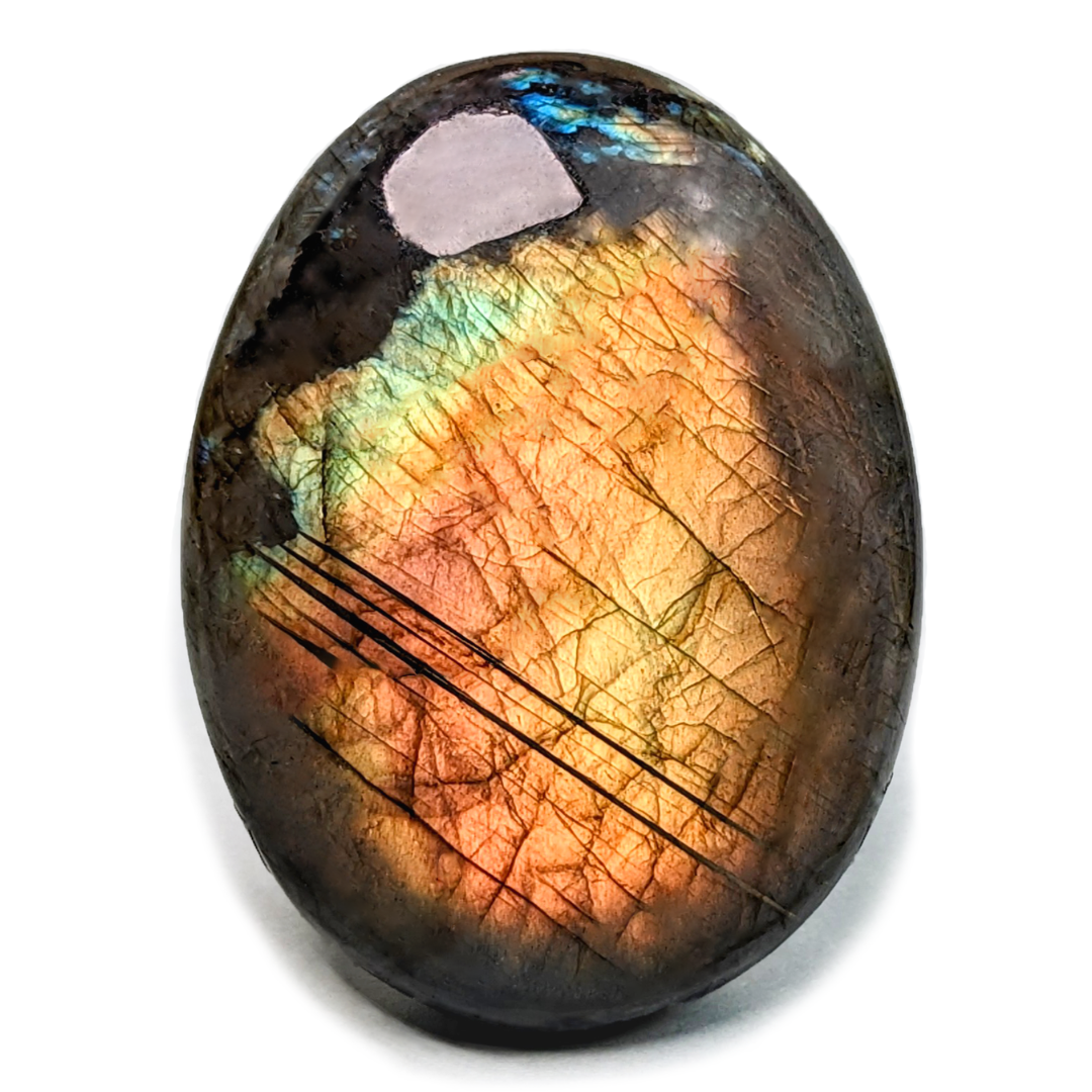 Labradorite Impériale, mon Galet Litho fait-main
