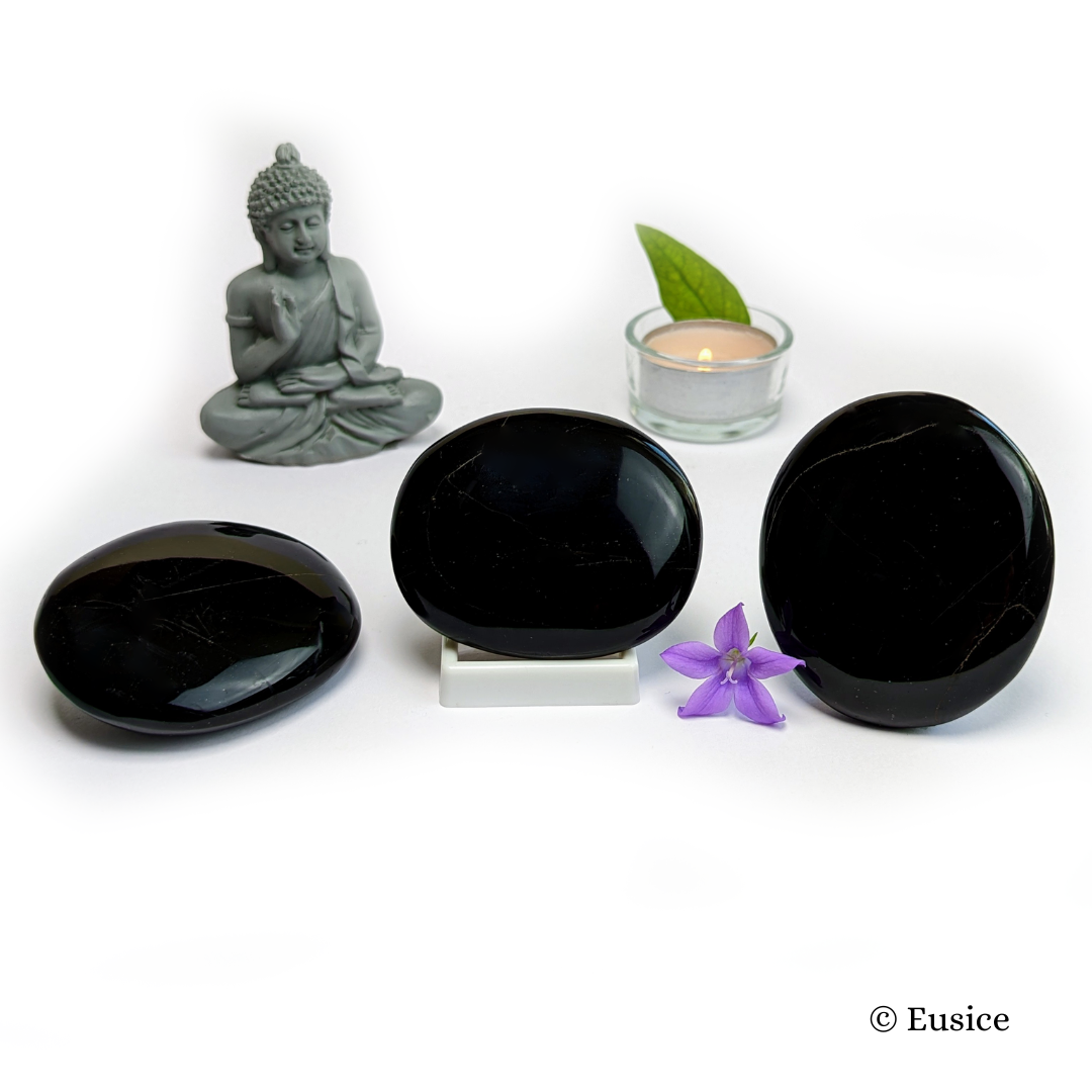 Obsidienne, mon Galet Litho fait-main