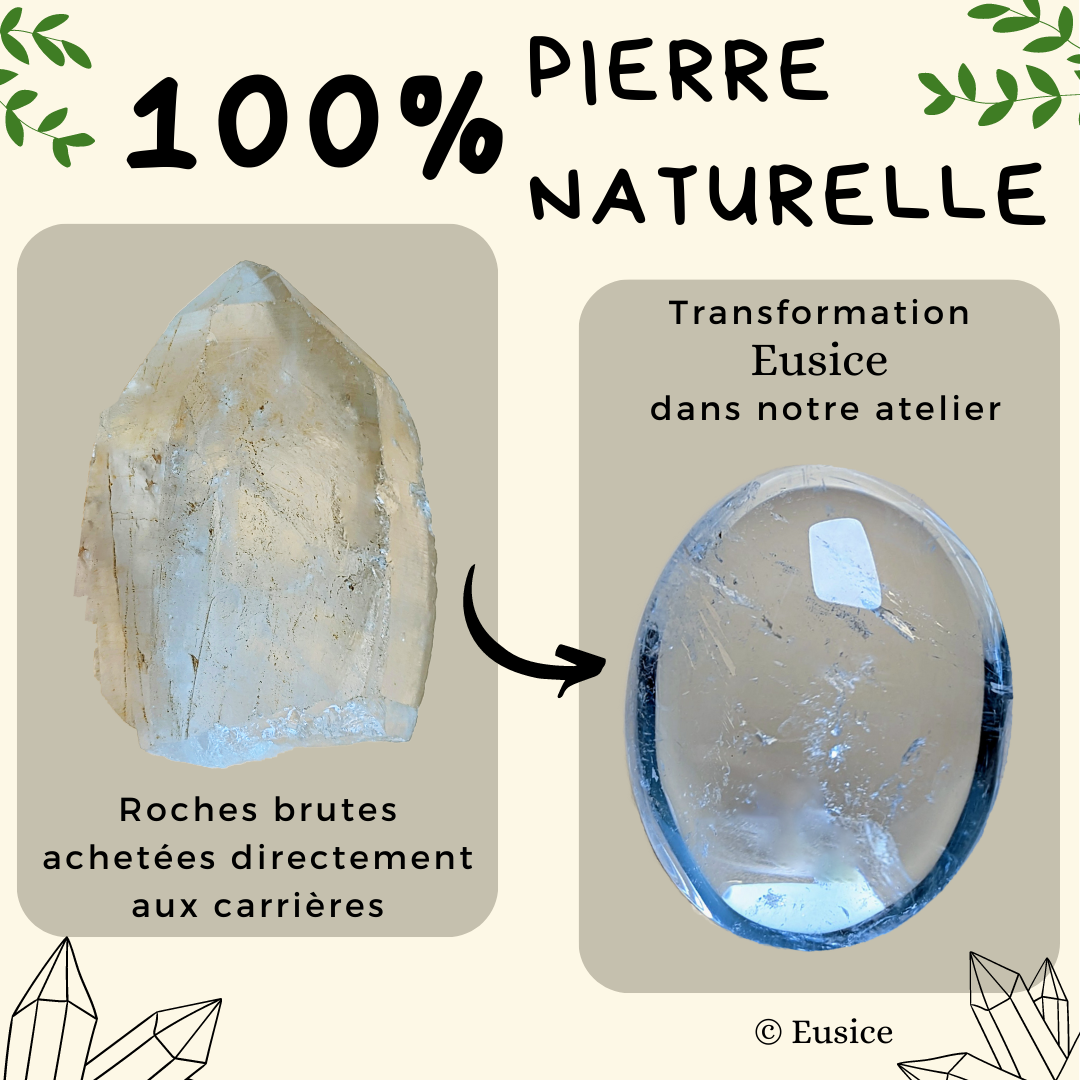 Cristal de Roche, mon Galet Litho Format Poche