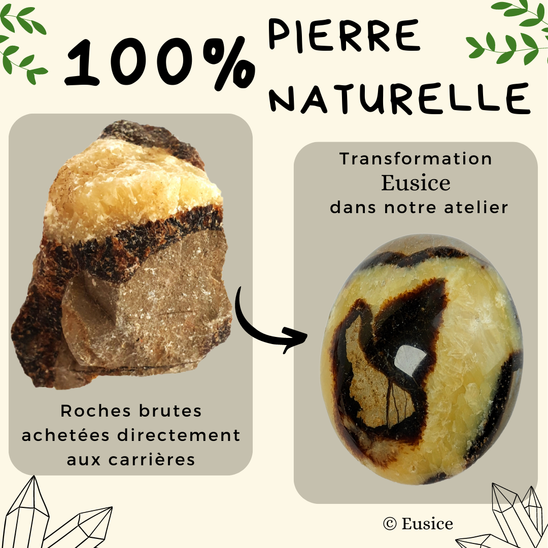 Septaria, mon Galet Litho fait-main