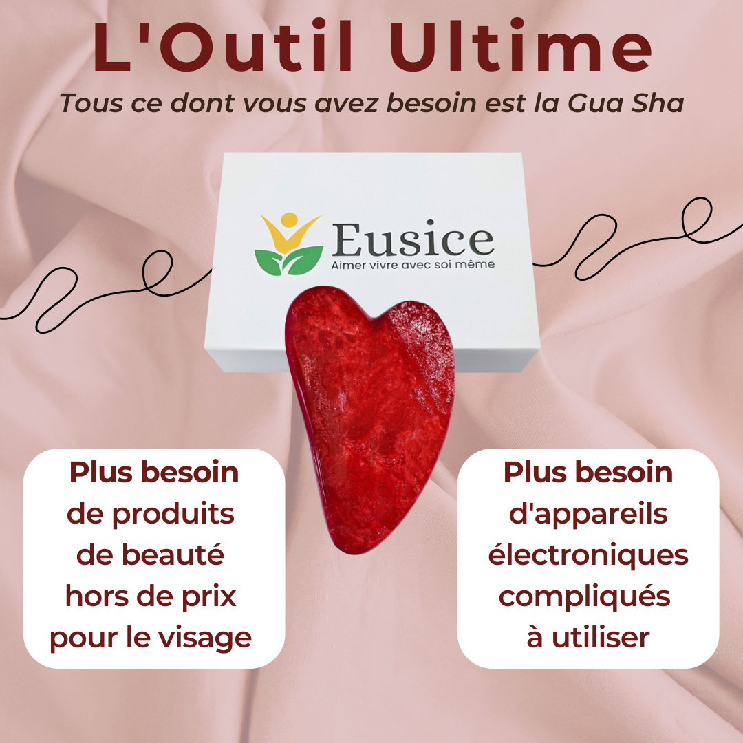 Gua Sha Red Jasper, Eye & Face Massage