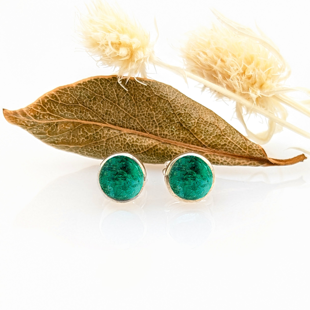 Boucles d'oreille Fluorine & Argent 925