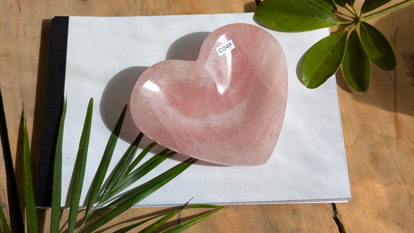 CO49 Quartz-Rose Coupelle