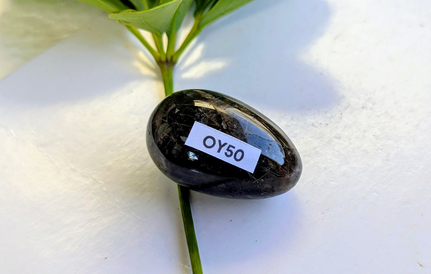 OY50 Quartz-Rutile Oeuf de Yoni