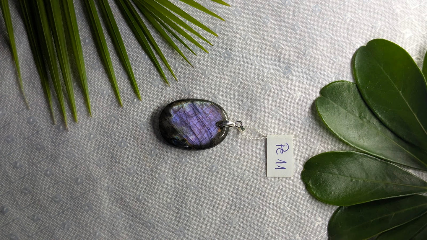 Pe 11 Agate Pendentif