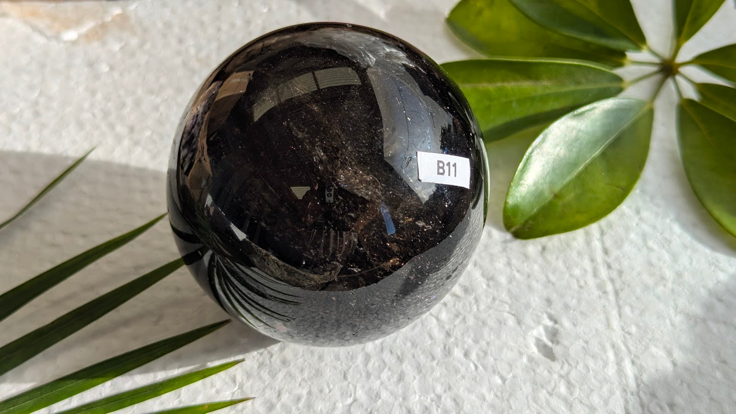 B11 Quartz fumé Sphère/Boule