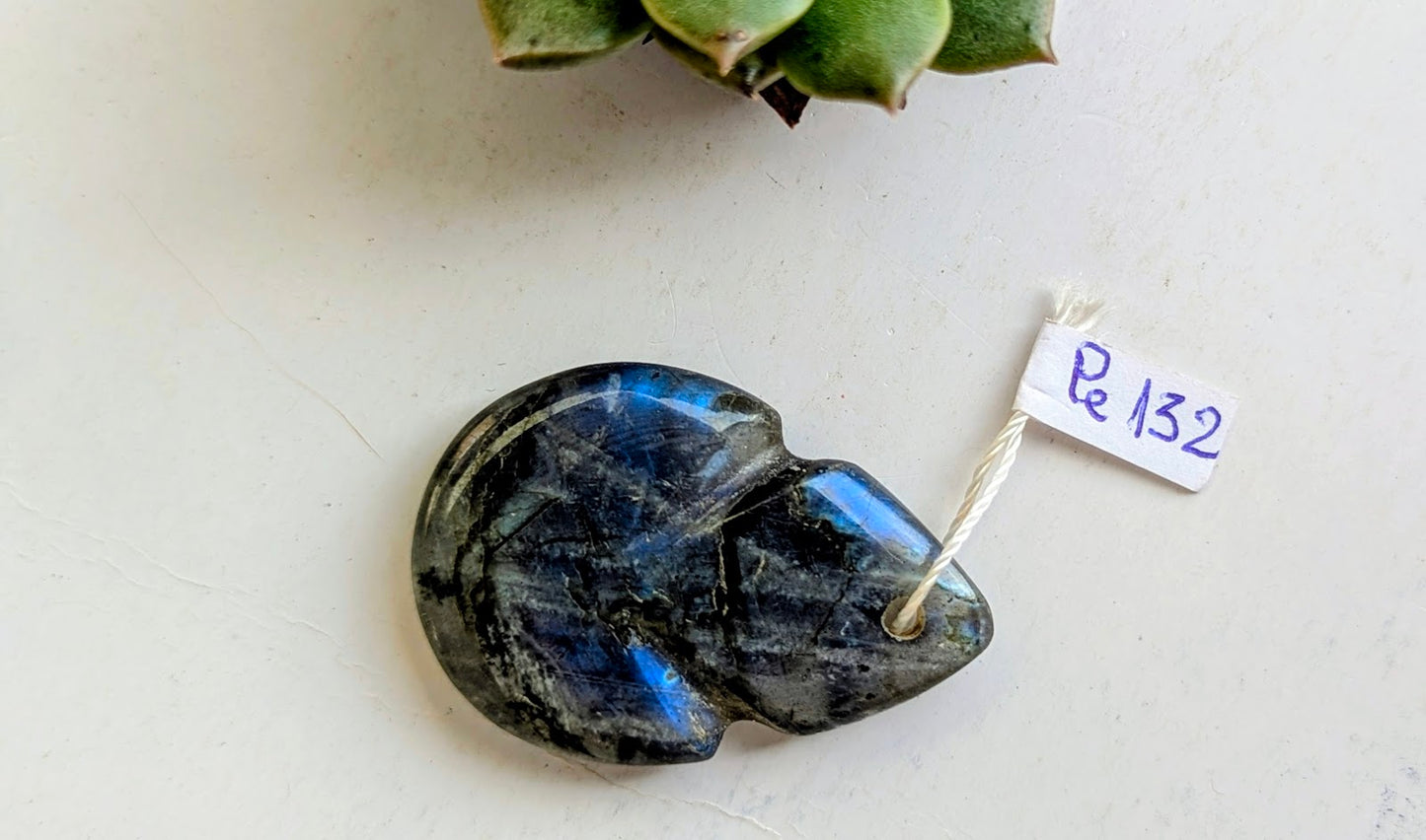 Pe 132 Labradorite Pendentif