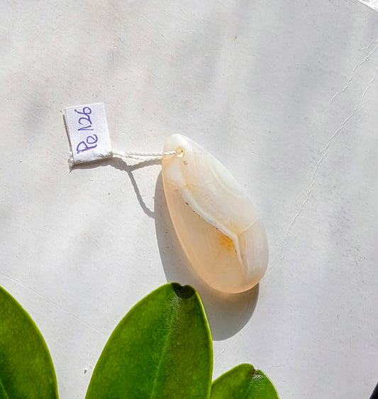 Pe126 Agate Pendentif