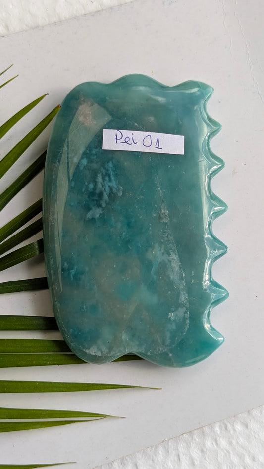 Pei 01 Amazonite peigne